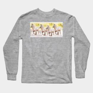 Speckled Horses Racing Long Sleeve T-Shirt